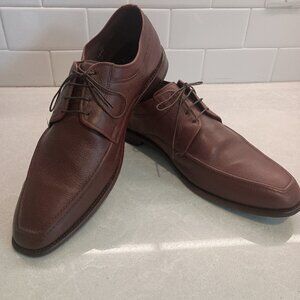Allen Edmonds Jackson Mens Size 14 (D) Derby Chili Brown Pebble Calf Leather